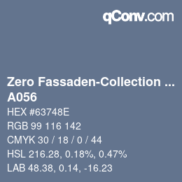 カラーコード: Zero Fassaden-Collection 335 - A056 | qconv.com