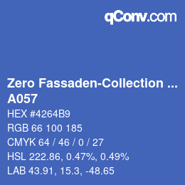 Color code: Zero Fassaden-Collection 335 - A057 | qconv.com