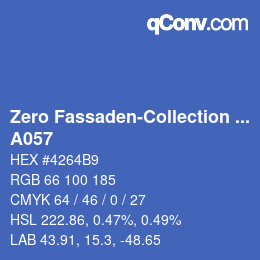 Código de color: Zero Fassaden-Collection 335 - A057 | qconv.com