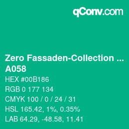 Farbcode: Zero Fassaden-Collection 335 - A058 | qconv.com