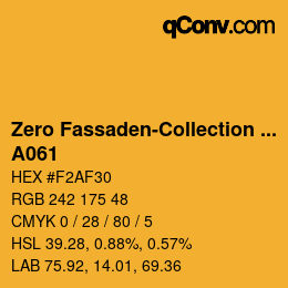 カラーコード: Zero Fassaden-Collection 335 - A061 | qconv.com
