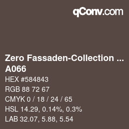 Farbcode: Zero Fassaden-Collection 335 - A066 | qconv.com