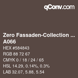 Código de color: Zero Fassaden-Collection 335 - A066 | qconv.com