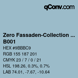 Código de color: Zero Fassaden-Collection 335 - B001 | qconv.com