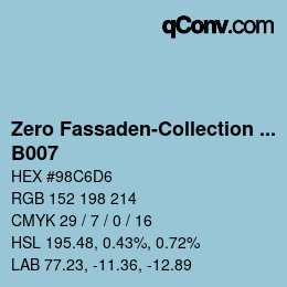 カラーコード: Zero Fassaden-Collection 335 - B007 | qconv.com