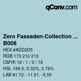 Código de color: Zero Fassaden-Collection 335 - B008 | qconv.com