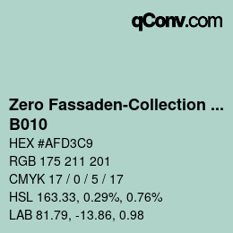 カラーコード: Zero Fassaden-Collection 335 - B010 | qconv.com