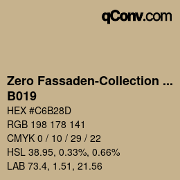 カラーコード: Zero Fassaden-Collection 335 - B019 | qconv.com