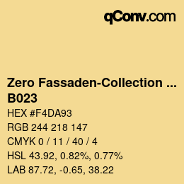 カラーコード: Zero Fassaden-Collection 335 - B023 | qconv.com