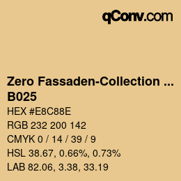 カラーコード: Zero Fassaden-Collection 335 - B025 | qconv.com