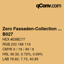 Color code: Zero Fassaden-Collection 335 - B027 | qconv.com