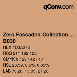 Código de color: Zero Fassaden-Collection 335 - B030 | qconv.com
