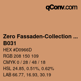 カラーコード: Zero Fassaden-Collection 335 - B031 | qconv.com