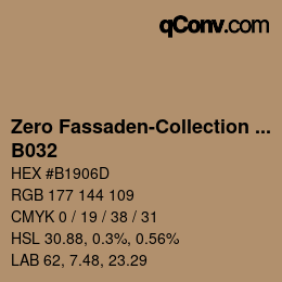 Code couleur: Zero Fassaden-Collection 335 - B032 | qconv.com