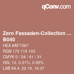 Código de color: Zero Fassaden-Collection 335 - B040 | qconv.com