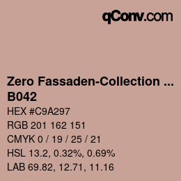 Código de color: Zero Fassaden-Collection 335 - B042 | qconv.com