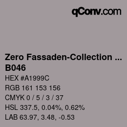 カラーコード: Zero Fassaden-Collection 335 - B046 | qconv.com
