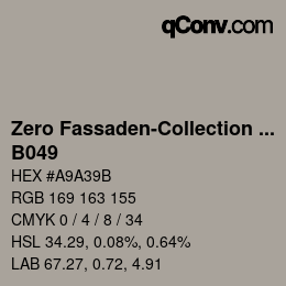 Farbcode: Zero Fassaden-Collection 335 - B049 | qconv.com