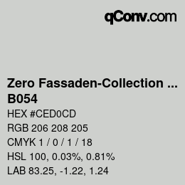 カラーコード: Zero Fassaden-Collection 335 - B054 | qconv.com