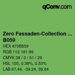 Color code: Zero Fassaden-Collection 335 - B059 | qconv.com