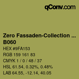 Color code: Zero Fassaden-Collection 335 - B060 | qconv.com