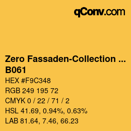 Farbcode: Zero Fassaden-Collection 335 - B061 | qconv.com