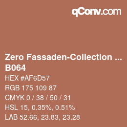 Color code: Zero Fassaden-Collection 335 - B064 | qconv.com