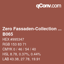 Farbcode: Zero Fassaden-Collection 335 - B065 | qconv.com