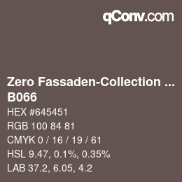 Código de color: Zero Fassaden-Collection 335 - B066 | qconv.com