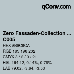 Farbcode: Zero Fassaden-Collection 335 - C005 | qconv.com