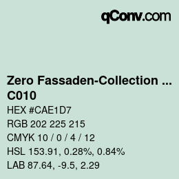 Farbcode: Zero Fassaden-Collection 335 - C010 | qconv.com