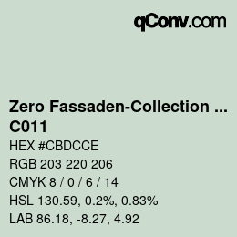 Farbcode: Zero Fassaden-Collection 335 - C011 | qconv.com