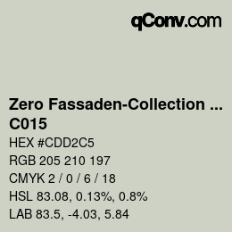 Código de color: Zero Fassaden-Collection 335 - C015 | qconv.com