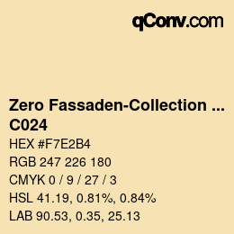 Code couleur: Zero Fassaden-Collection 335 - C024 | qconv.com