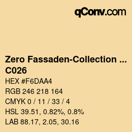 カラーコード: Zero Fassaden-Collection 335 - C026 | qconv.com