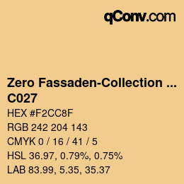 Color code: Zero Fassaden-Collection 335 - C027 | qconv.com