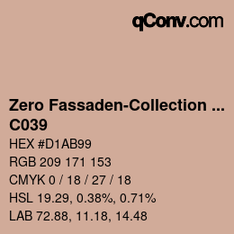Code couleur: Zero Fassaden-Collection 335 - C039 | qconv.com