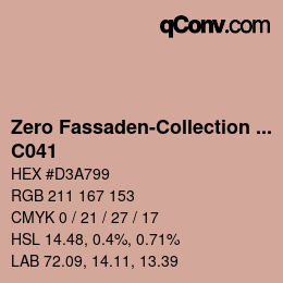 Farbcode: Zero Fassaden-Collection 335 - C041 | qconv.com