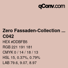 Color code: Zero Fassaden-Collection 335 - C042 | qconv.com