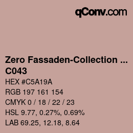 Código de color: Zero Fassaden-Collection 335 - C043 | qconv.com