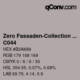 カラーコード: Zero Fassaden-Collection 335 - C044 | qconv.com