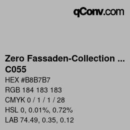 Color code: Zero Fassaden-Collection 335 - C055 | qconv.com