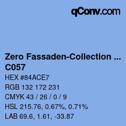 Farbcode: Zero Fassaden-Collection 335 - C057 | qconv.com