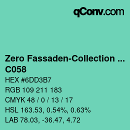 Code couleur: Zero Fassaden-Collection 335 - C058 | qconv.com