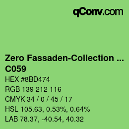 Color code: Zero Fassaden-Collection 335 - C059 | qconv.com