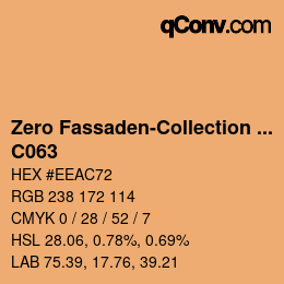 Código de color: Zero Fassaden-Collection 335 - C063 | qconv.com
