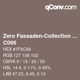 Código de color: Zero Fassaden-Collection 335 - C066 | qconv.com