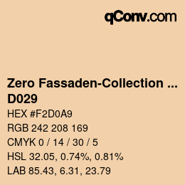 カラーコード: Zero Fassaden-Collection 335 - D029 | qconv.com