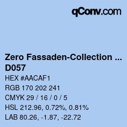 Color code: Zero Fassaden-Collection 335 - D057 | qconv.com