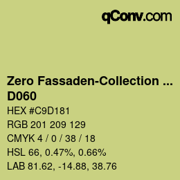 Código de color: Zero Fassaden-Collection 335 - D060 | qconv.com